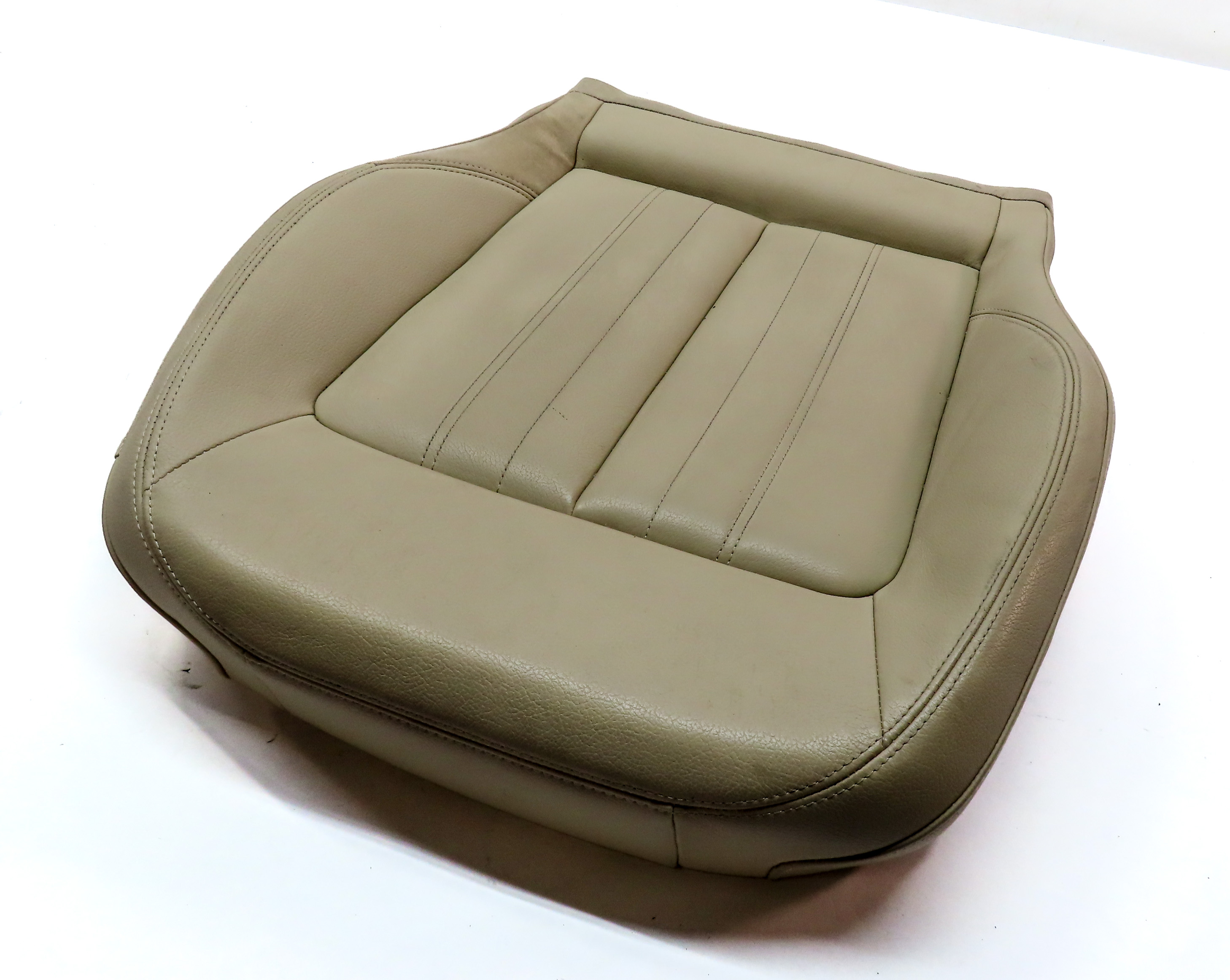2019 AUDI Q5 (FY 80A) FRONT LEFT DRIVER LOWER MEMORY HEATED SEAT CUSHION (Beige) — exact item pictured